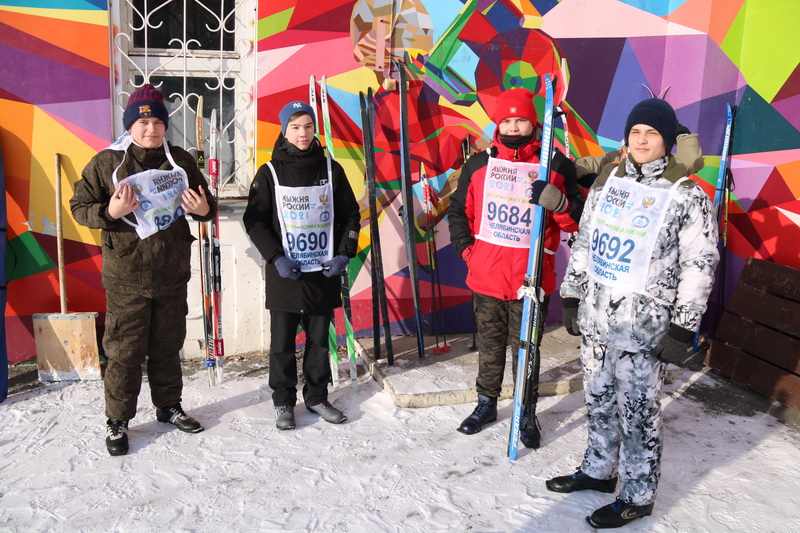 "Лыжня России" в Озерске: не ради победы, а для души